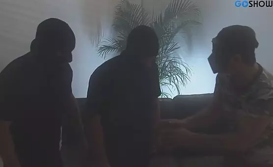 Camo Style Ladies Give Head